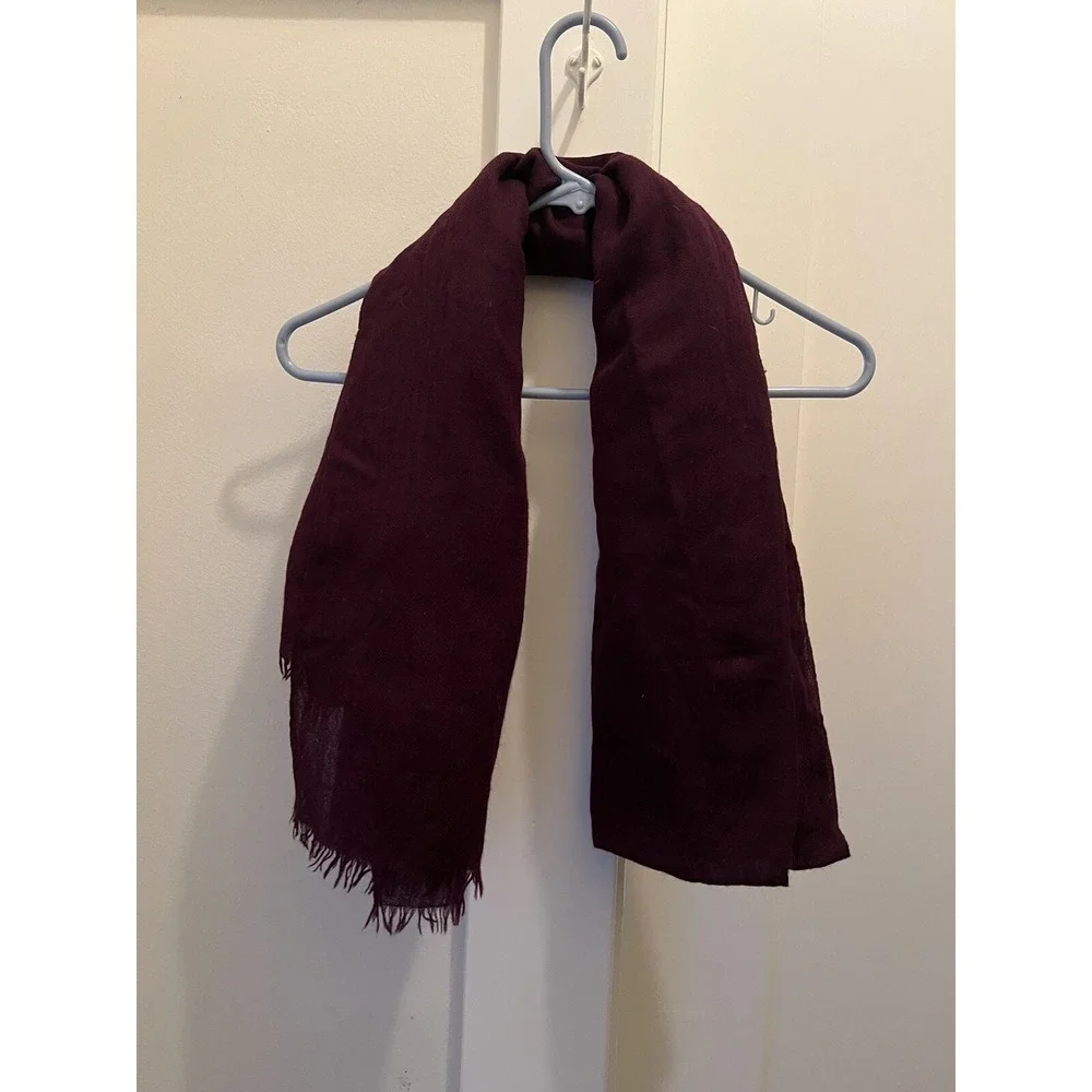 Mani‎ Kaaga Moni Purple Scarf 100% Cashmere